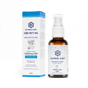 Huile de CBD aromatique au citron 2000 mg