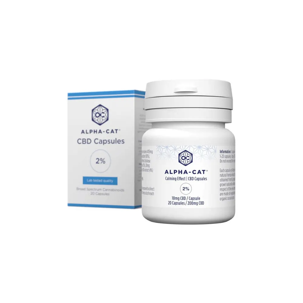 10 mg de CBD 20/60 capsules (2 %)