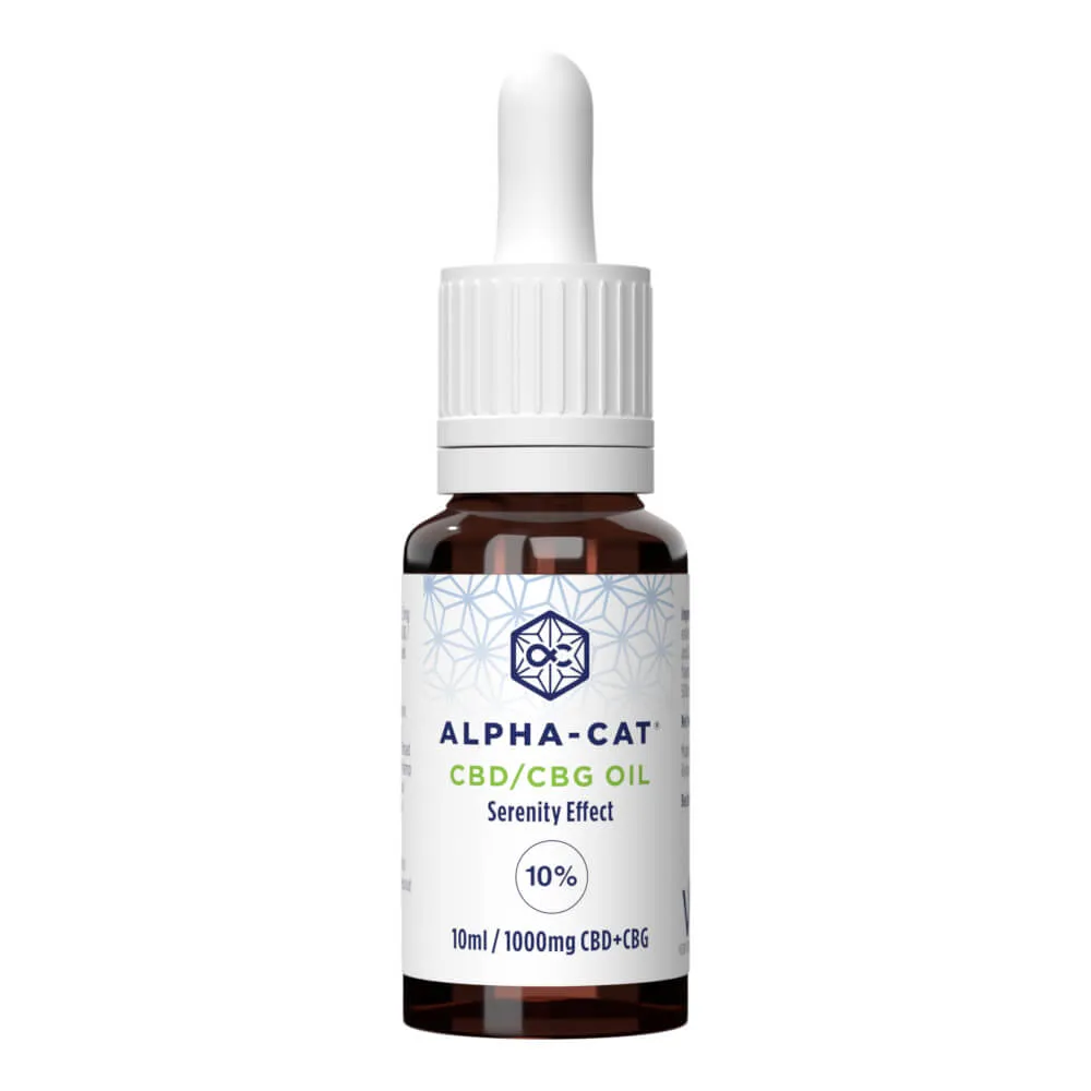 Mélange d'huiles de CBD et de CBG 1000 mg (10 %) 10 ml